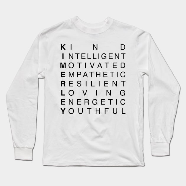 KIMBERLEY Long Sleeve T-Shirt by Print It Like its Hot